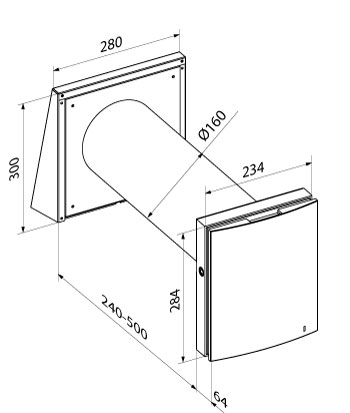 vento expert a50-1 pro overall dimensions